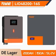 PowMr 5KWH 10KWH Speicher PV