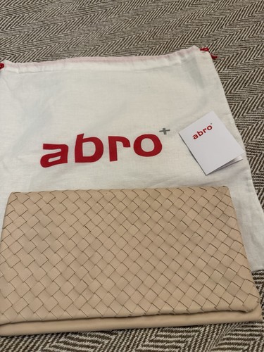 Abro leder clutch handtasche - clutch,