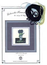 LKE Liebevolle Kreuzstichentwürfe "Lavendel" Stickvorlage mit Restgarn