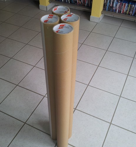 Stabile papprollen 1m - stabile, ca.