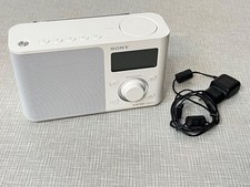 SONY XDR-S61D Radio Tragbar Digital UKW/DAB DAB+ LCD-Display Weiß SELTEN