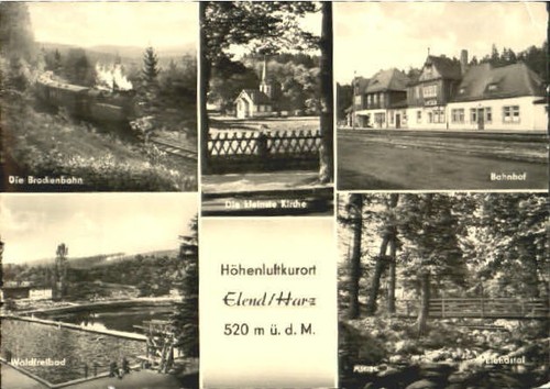 Elend harz bahn bahnhof - elend, bad