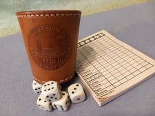 DDR Würfelbecher Leder Berlin