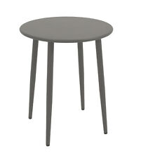 Bistrotisch Balkontisch Gartentisch Esstisch DENVER Metall 60cm rd. grau 2. WAHL