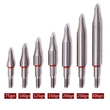 12X Pfeilspitzen 75-300gr