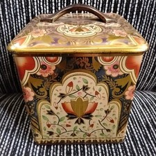 Alte Blechdose Faber Kaffee Art Deco