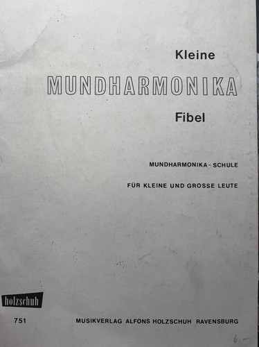 Kleine mundharmonika fibel - mundharmonika,