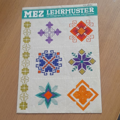 Mez lehrmuster kreuzstich - lehrmuster,