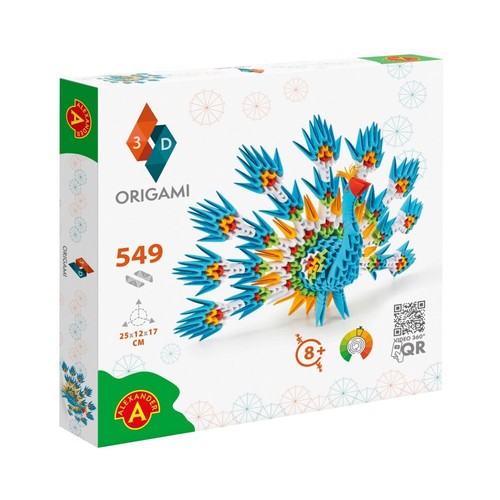Origami peacock - -,