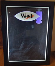 Werbetafel Beleuchtet West