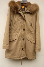 Parka mit pelzkragen