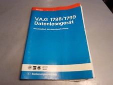 Original VW Audi VAG1798 VAG1799 Spezialwerkzeug Tester Bedienungsanleitung Nr2