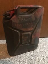 Alter Blech Wehrmacht Benzin Kanister Deutsches Reich leer 1-2WK Nowack Bautzen