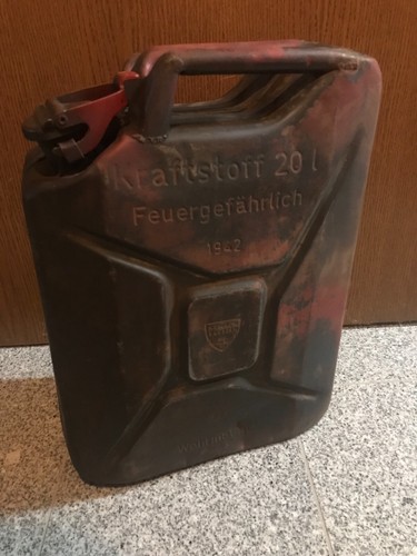 Alter blech wehrmacht benzin - blech,