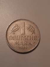 1 DM Münze 1989 F Coin BRD
