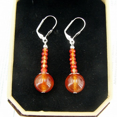 Feueropal ohrringe damen opal - feueropal,