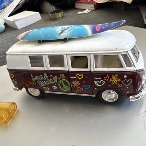 Bus 1960 styl - 1960, surfbrett