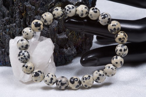 Edelstein armband dalmatiner - armband,