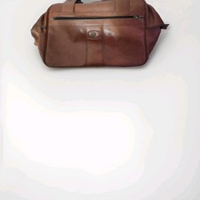 Vintage 1970er Leder Duffel