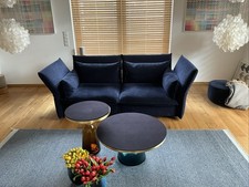 Sofa Mariposa Vitra B: Ca. 2.00m und rundem Pouf 