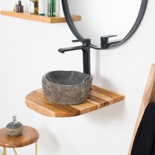 Teakholz Waschtischplatte 40