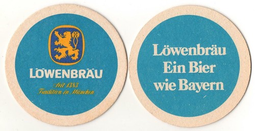 Alter bierdeckel löwenbräu - alter,