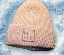 Mütze Strickmütze Damenmütze rosa Merinowolle Cashmere Seide Neu One Size Damen