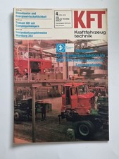 KFT 04/1976 Kraftfahrzeugtechnik  Wartburg  353, Trabant 601 mit Campinganhänger