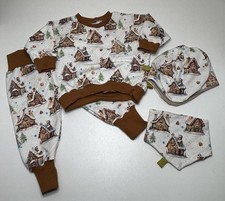 Weihnachtsset, Handmade, Größe 68