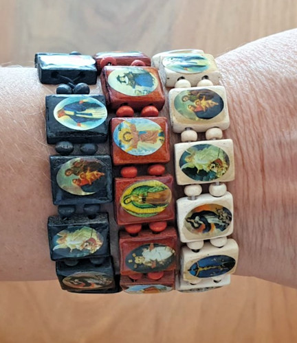 Stück armband farben holz - armband,