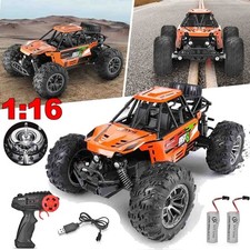 Ferngesteuertes Auto 1:16 RC Offroad 48km/h Monster Truck Buggy mit 2 Batterien
