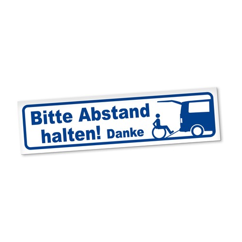 Bitte abstand halten - abstand,