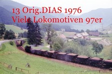 13 KB-Dia ERZ-ZUG Austria ÖBB BR 97.203 kkStB ZL Vordernberg 1976 Eisenbahn Foto