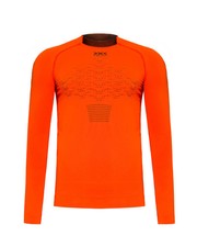 X-Bionic Herren The Trick 4.0 Running Shirt, Farbe: Orange/ Black