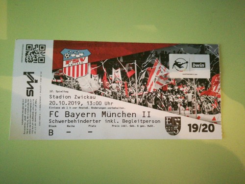 Eintrittskarte ticket fsv - eintrittskarte,