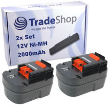 2x Premium AKKU 12V 2000mAh