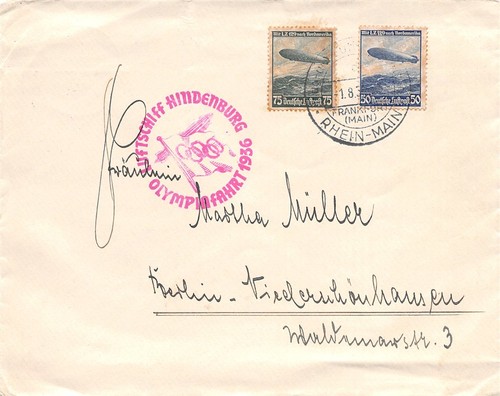 862418 zeppelin beleg - dr,