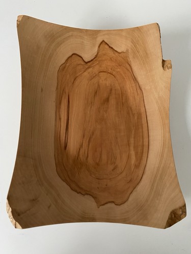 Schale aus apfelbaumholz - schale,