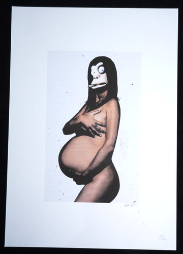 Banksy lithographie 50x35 - banksy,
