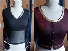 Konvolut 2-tlg. Oberteile zum Training zum orientalischen Tanz / Bauchtanz Gr S