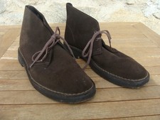 CLARKS DESERT BOOTS ~ MODS ~ BRAUN ~ GRÖSSE   42 ~ SEHR GUTER ZUSTAND !!!