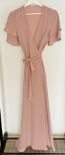 H&M Kleid Wickelkleid rosa