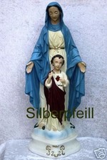 Figur Skulptur Maria Kind Heiligenfigur Stuckgips Madonna Dekofigur Statue 40