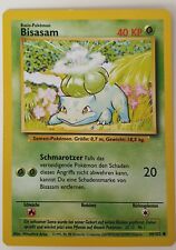 Bisasam Pokemon Karte 1. Edition 44/102 1995 Base Set Basis Set