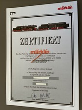 Märklin H0 nur das Zertifikat von 26830/28830