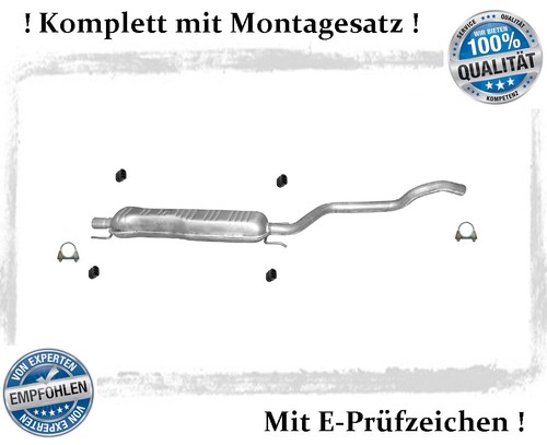 Mittelschalldämpfer für opel - mittelschalldämpfer,