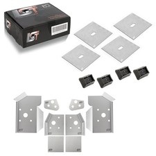 Weld-in plates reinforcement