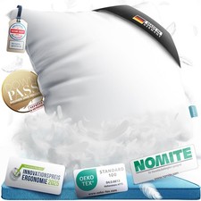 LEOSARA® Federkissen Kopfkissen Kissen 80x80 cm 1700g pro Kissen (1er Pack)