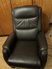 Hukla Ledersessel für Senioren mit Aufstehhilfe