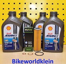 Ölfilter + Öl Shell Advance